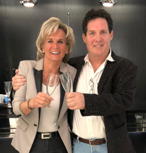 Pip and Helen celebrate!